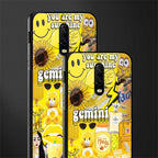 gemini aesthetic collage glass case for oneplus 6t image-2