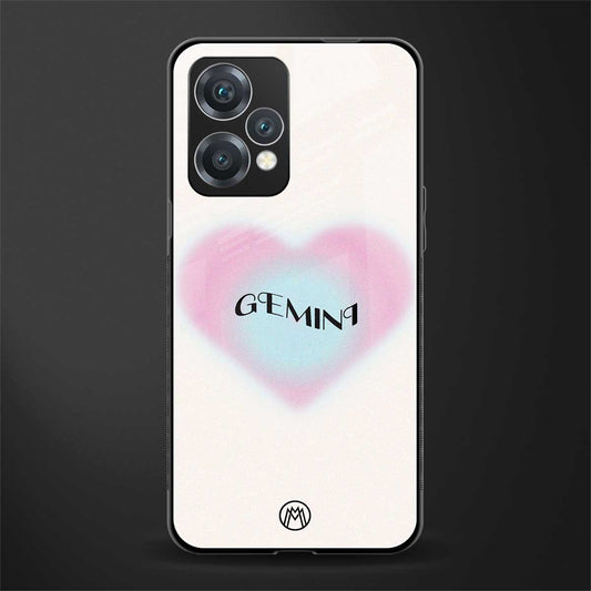 gemini minimalistic back phone cover | glass case for realme 9 pro 5g