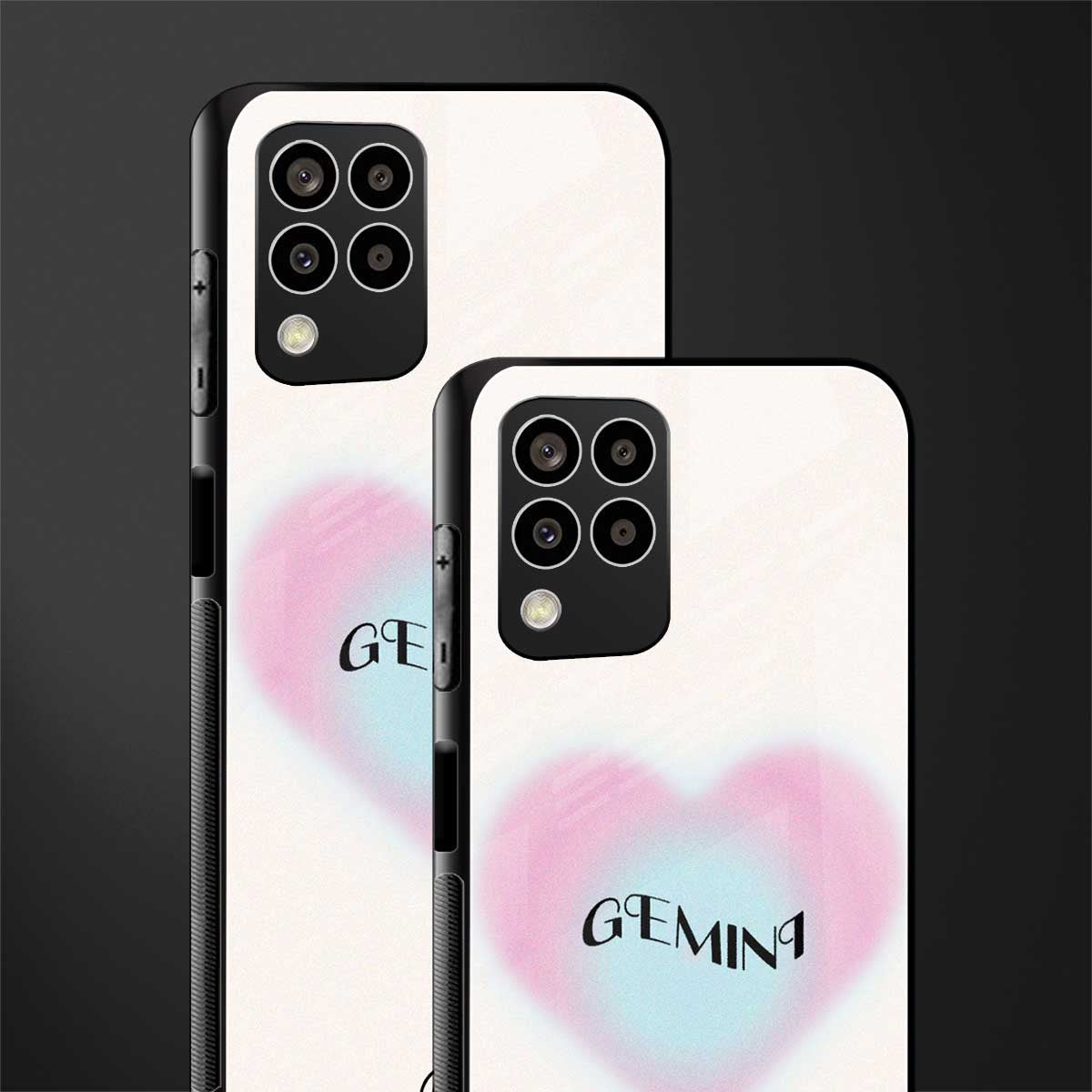 gemini minimalistic back phone cover | glass case for samsung galaxy m33 5g