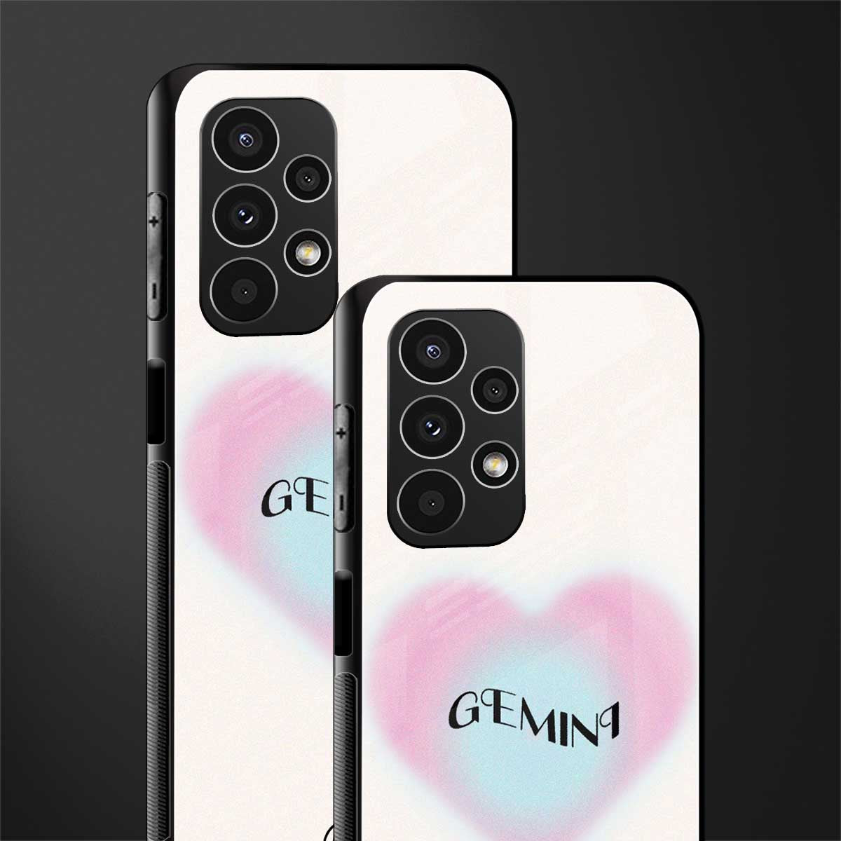 gemini minimalistic back phone cover | glass case for samsung galaxy a13 4g