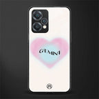 gemini minimalistic back phone cover | glass case for oneplus nord ce 2 lite 5g