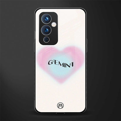 gemini minimalistic back phone cover | glass case for oneplus 9