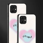 gemini minimalistic back phone cover | glass case for samsung galaxy a04