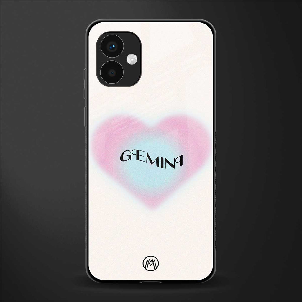 gemini minimalistic back phone cover | glass case for samsung galaxy a04