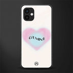 gemini minimalistic back phone cover | glass case for samsung galaxy a04