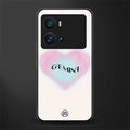gemini minimalistic back phone cover | glass case for iQOO 9 Pro