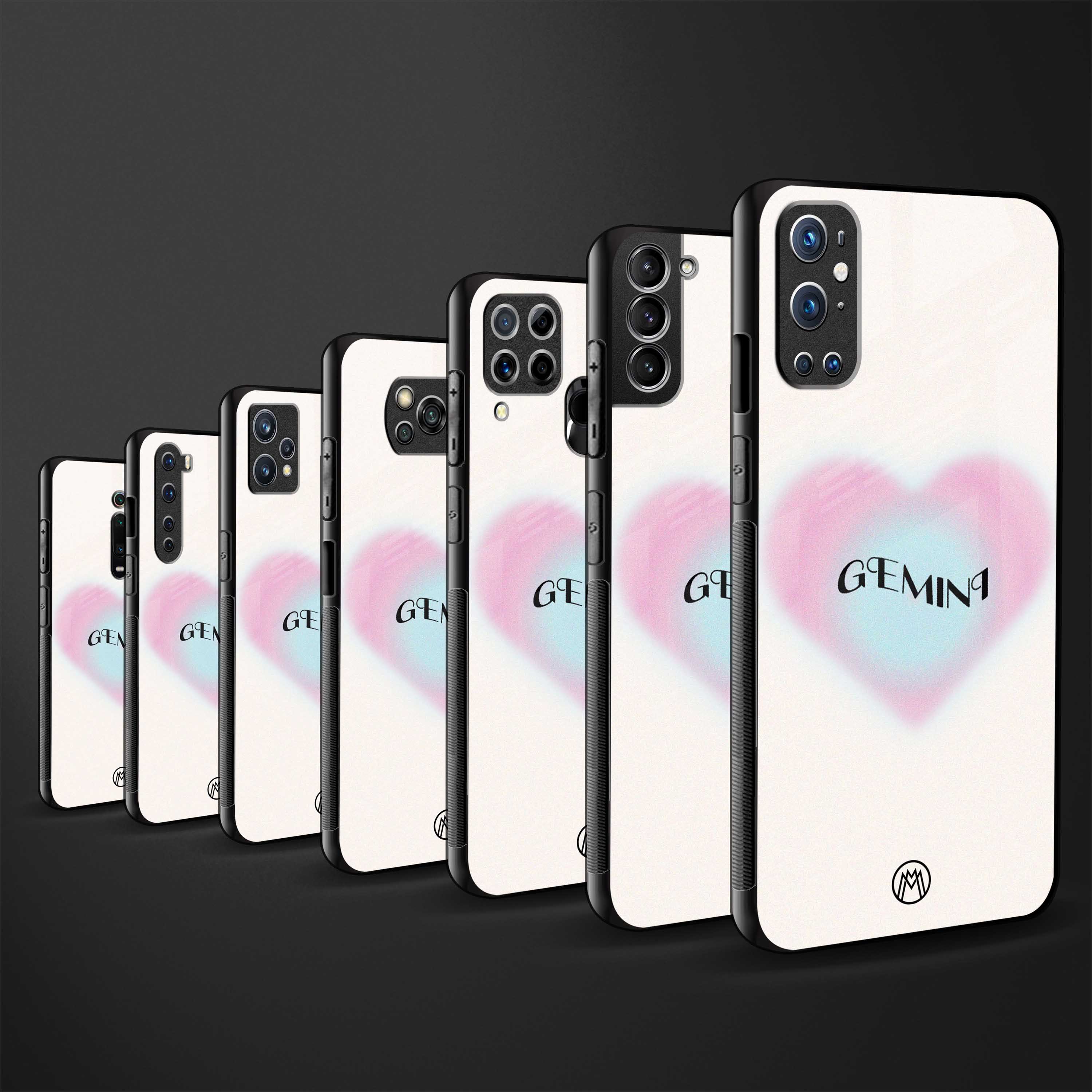 gemini minimalistic back phone cover | glass case for redmi note 11 pro plus 4g/5g