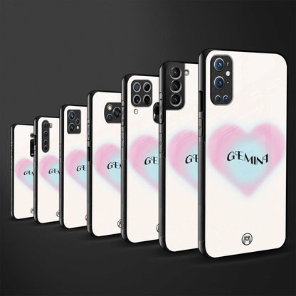 gemini minimalistic back phone cover | glass case for samsung galaxy a14 5g