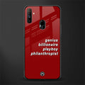 genius billionaire playboy philantrophist glass case for realme narzo 10a image