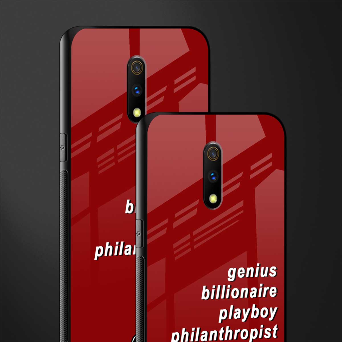 genius billionaire playboy philantrophist glass case for oppo k3 image-2