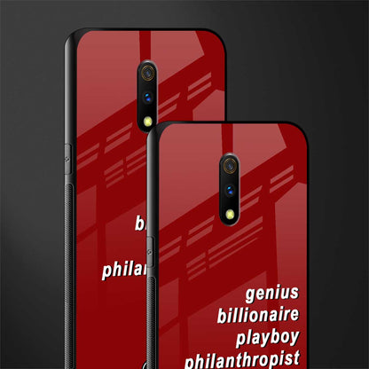genius billionaire playboy philantrophist glass case for oppo k3 image-2