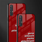 genius billionaire playboy philantrophist glass case for oppo reno 3 pro image-2