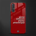 genius billionaire playboy philantrophist glass case for oppo reno 3 pro image