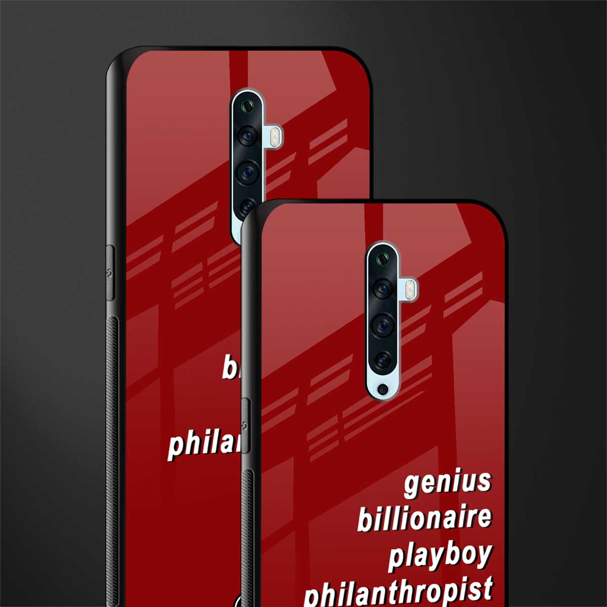 genius billionaire playboy philantrophist glass case for oppo reno 2f image-2