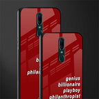 genius billionaire playboy philantrophist glass case for oppo a9 image-2