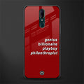 genius billionaire playboy philantrophist glass case for oppo a9 image