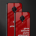 genius billionaire playboy philantrophist glass case for vivo s1 pro image-2