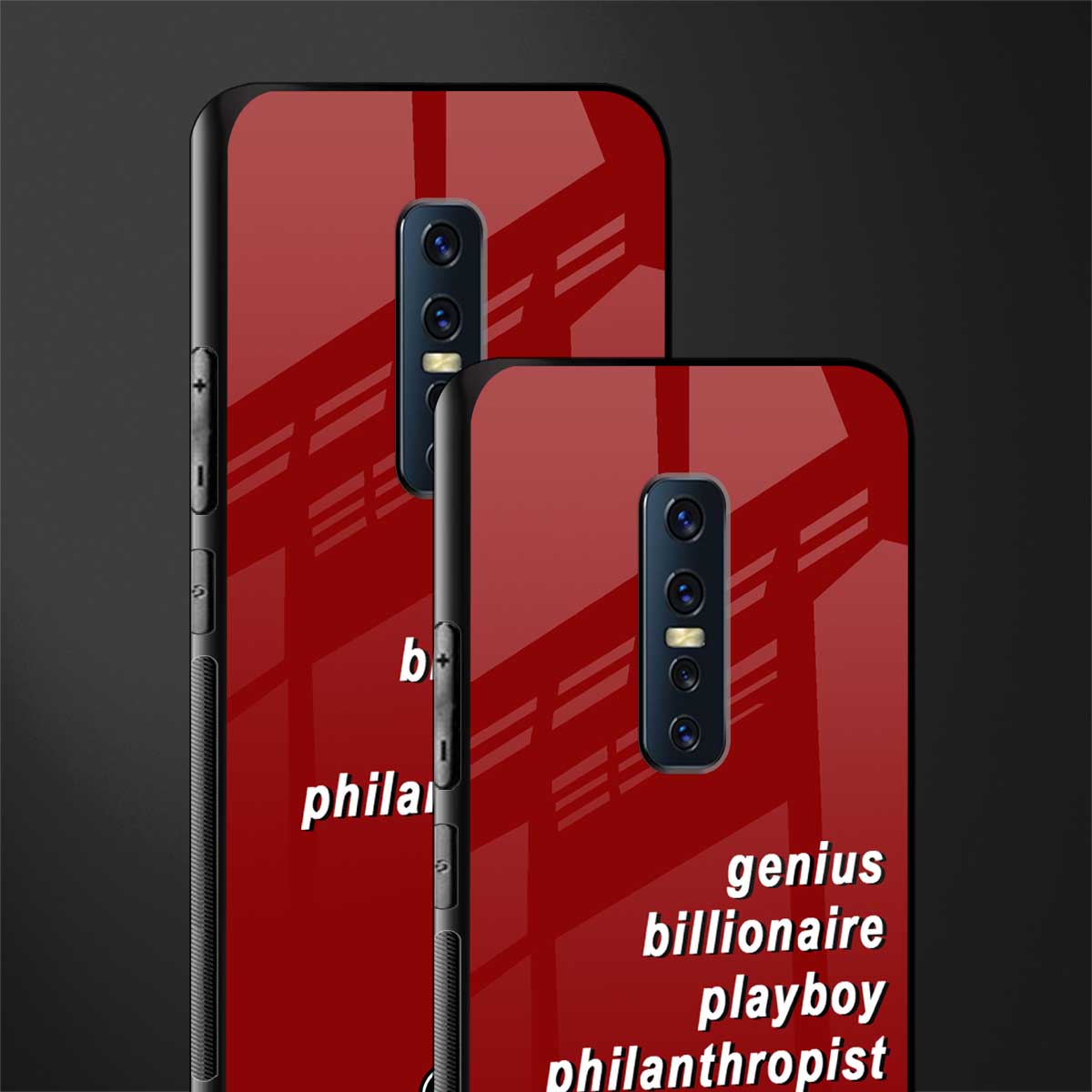 genius billionaire playboy philantrophist glass case for vivo v17 pro image-2