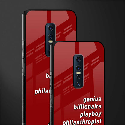 genius billionaire playboy philantrophist glass case for vivo v17 pro image-2