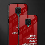 genius billionaire playboy philantrophist glass case for poco m2 pro image-2