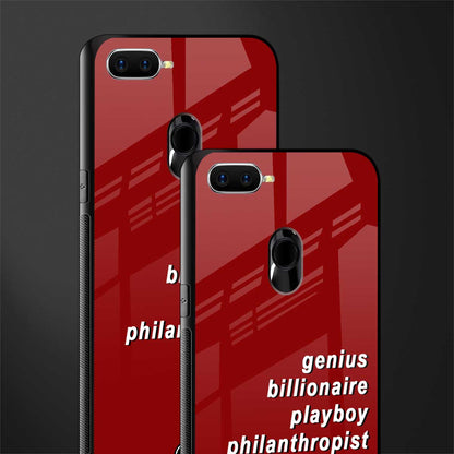genius billionaire playboy philantrophist glass case for oppo a5s image-2