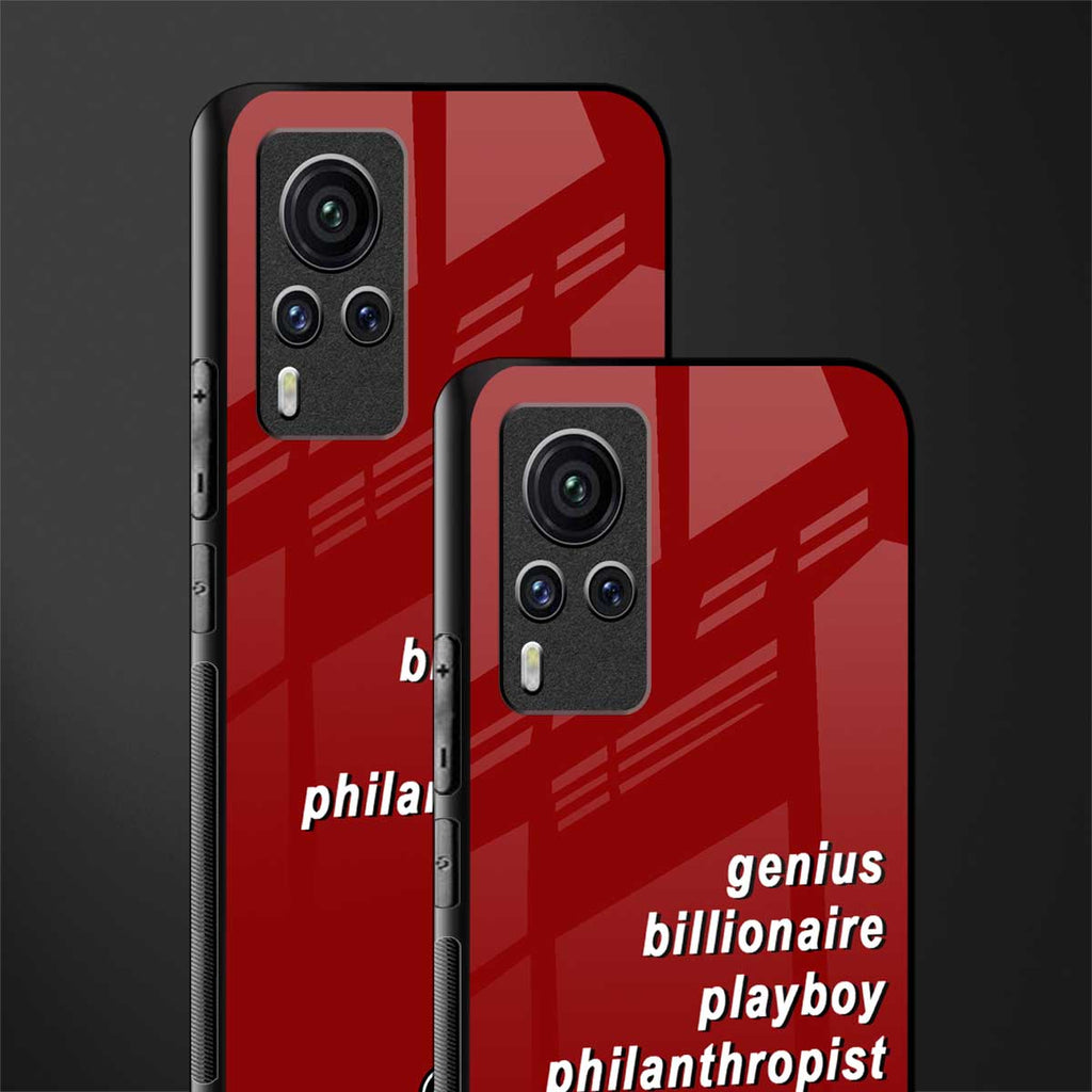 genius billionaire playboy philantrophist glass case for vivo x60 pro image-2