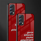 genius billionaire playboy philantrophist glass case for oppo f19 image-2