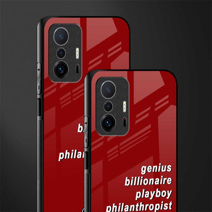 genius billionaire playboy philantrophist glass case for mi 11t pro 5g image-2
