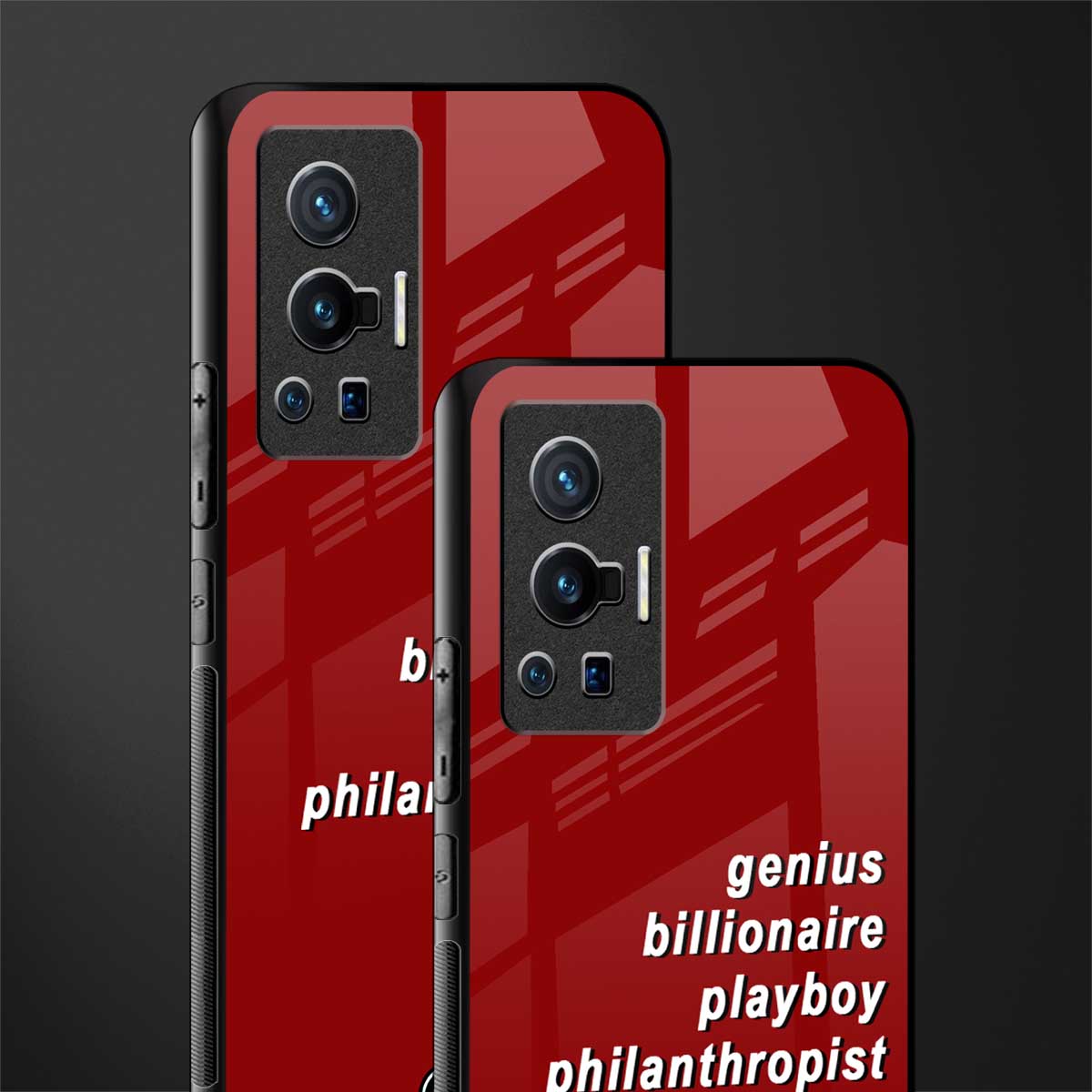 genius billionaire playboy philantrophist glass case for vivo x70 pro image-2