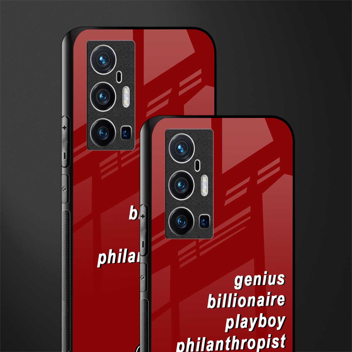 genius billionaire playboy philantrophist glass case for vivo x70 pro plus image-2