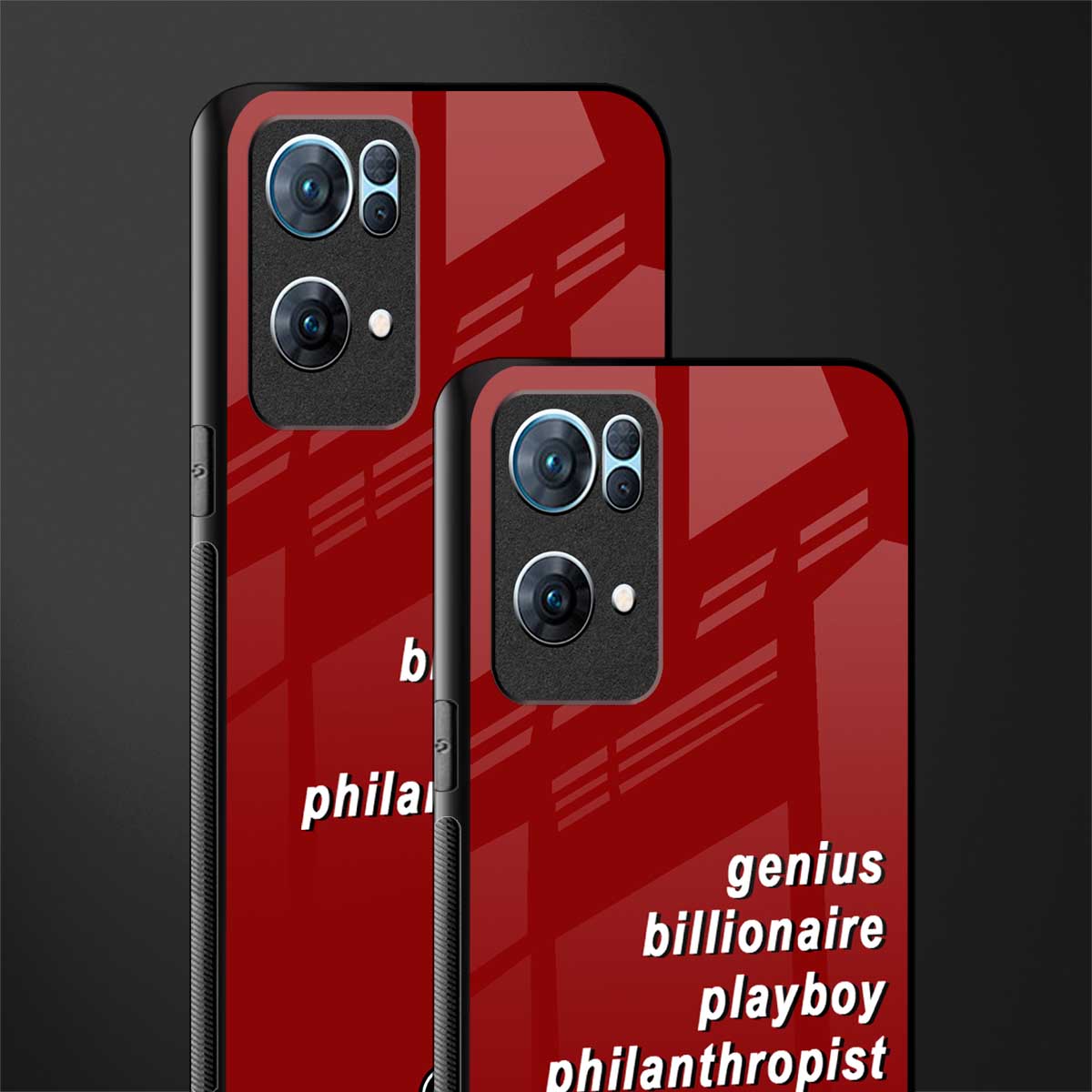 genius billionaire playboy philantrophist glass case for oppo reno7 pro 5g image-2