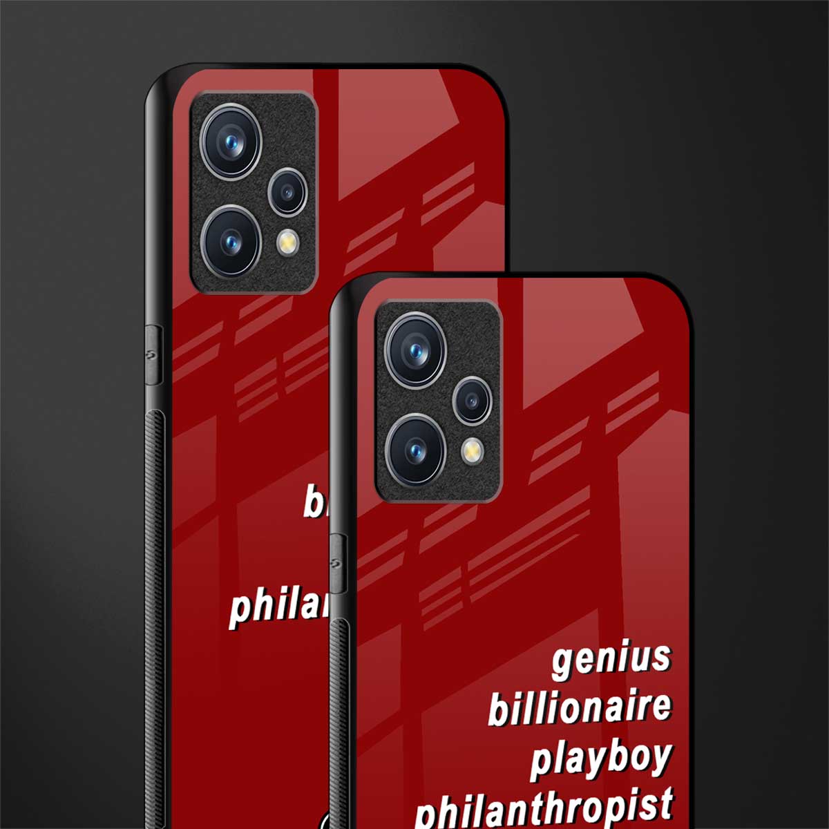 genius billionaire playboy philantrophist glass case for realme 9 4g image-2