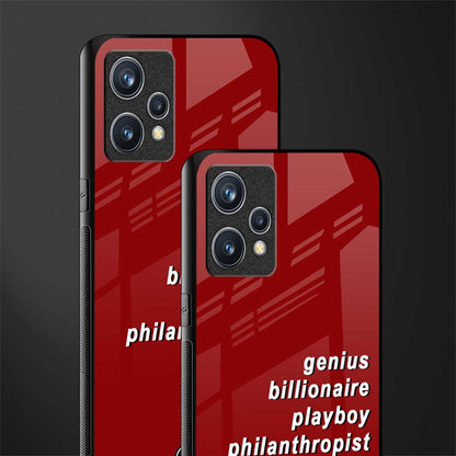 genius billionaire playboy philantrophist glass case for realme 9 4g image-2
