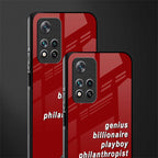 genius billionaire playboy philantrophist glass case for xiaomi 11i 5g image-2