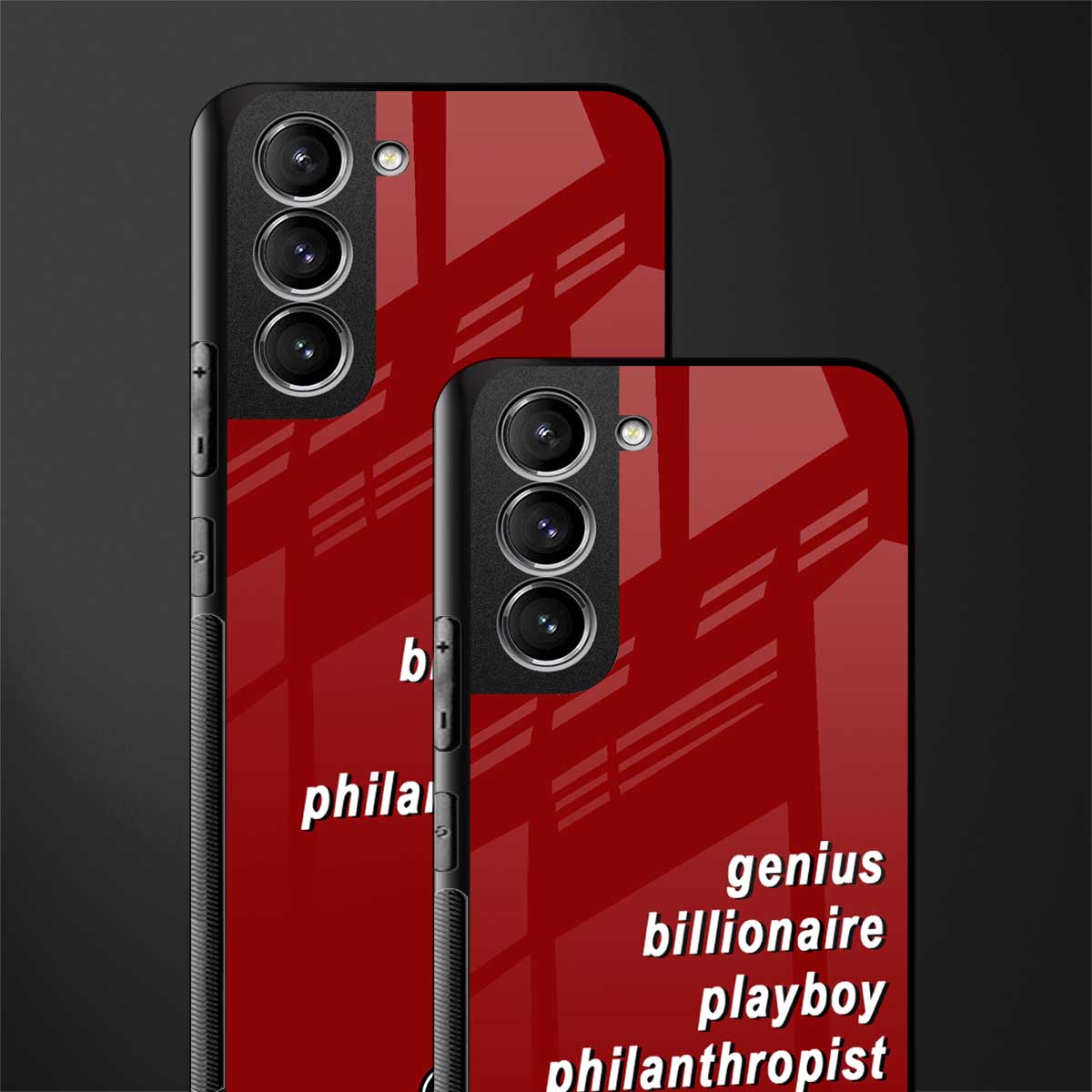 genius billionaire playboy philantrophist glass case for samsung galaxy s21 plus image-2