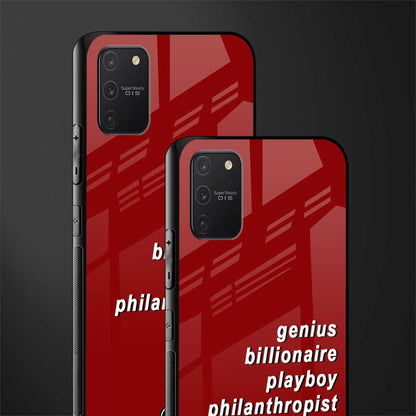 genius billionaire playboy philantrophist glass case for samsung galaxy s10 lite image-2