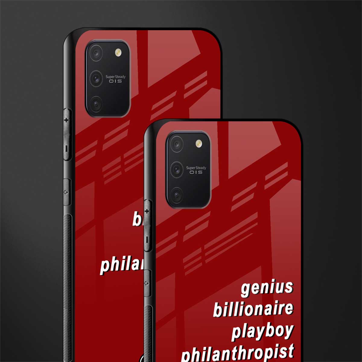 genius billionaire playboy philantrophist glass case for samsung galaxy a91 image-2