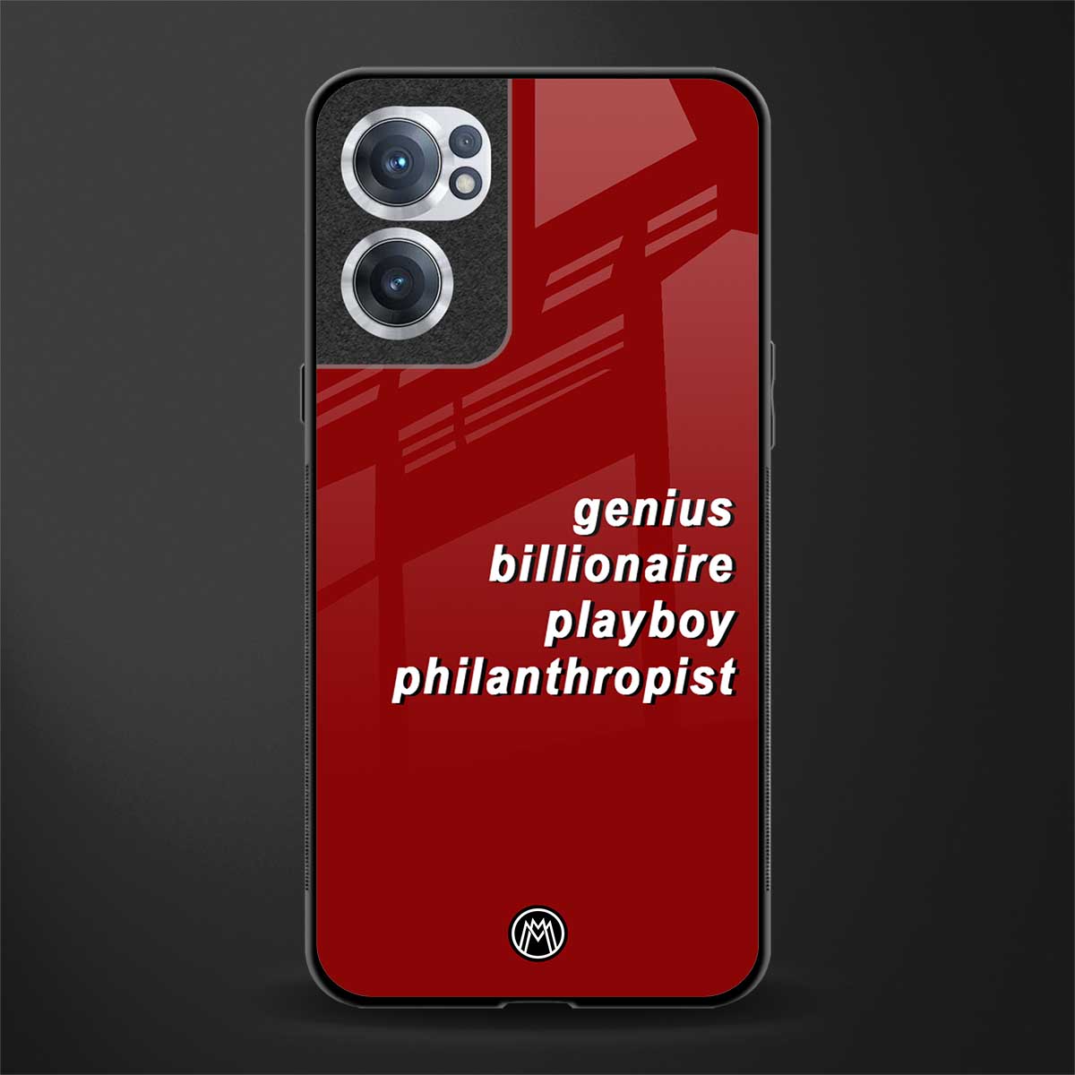 genius billionaire playboy philantrophist glass case for oneplus nord ce 2 5g image