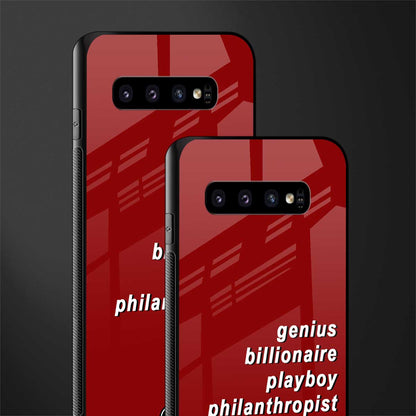 genius billionaire playboy philantrophist glass case for samsung galaxy s10 image-2