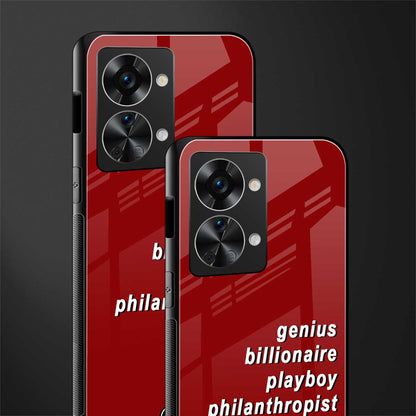 genius billionaire playboy philantrophist glass case for phone case | glass case for oneplus nord 2t 5g