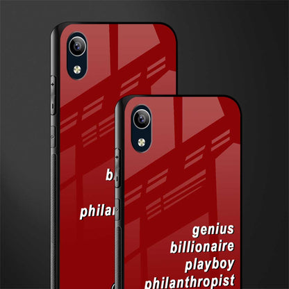 genius billionaire playboy philantrophist glass case for vivo y1s without fingerprint image-2