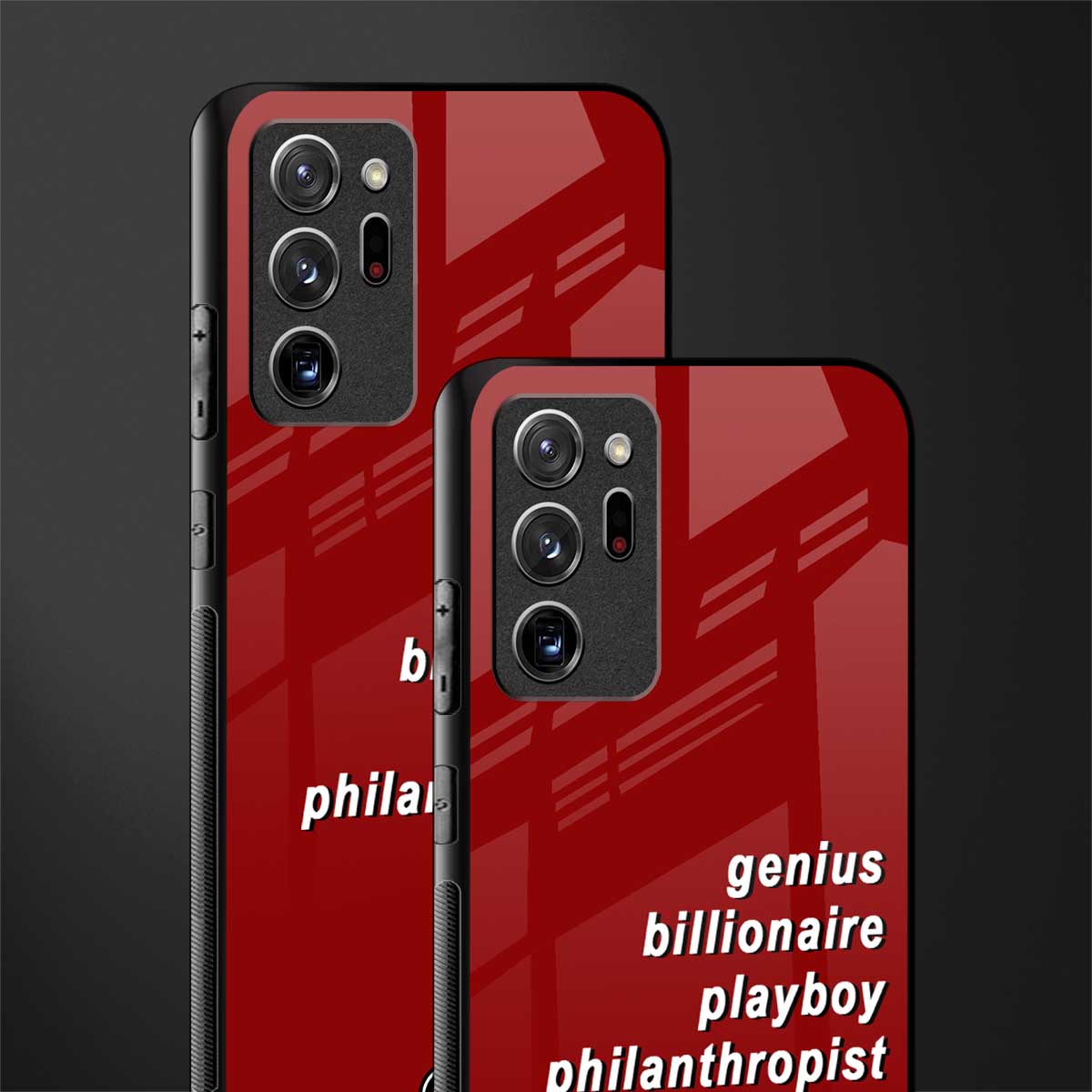 genius billionaire playboy philantrophist glass case for samsung galaxy note 20 ultra 5g image-2