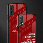 genius billionaire playboy philantrophist glass case for realme narzo 20 pro image-2