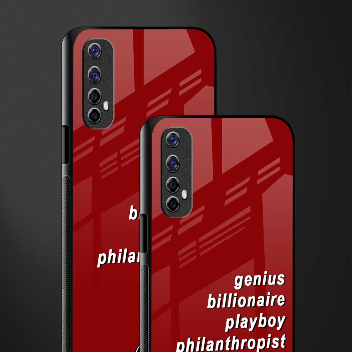 genius billionaire playboy philantrophist glass case for realme narzo 20 pro image-2