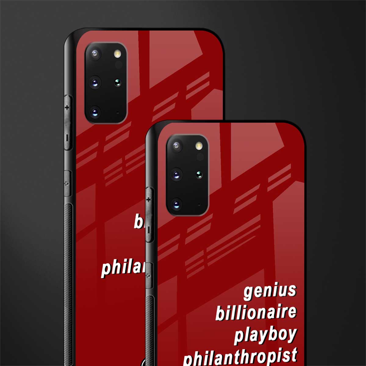 genius billionaire playboy philantrophist glass case for samsung galaxy s20 plus image-2