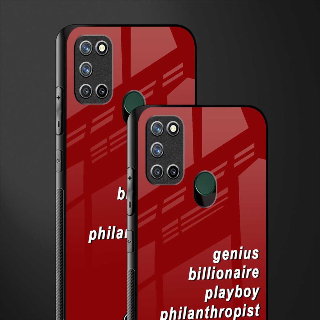 genius billionaire playboy philantrophist glass case for realme 7i image-2