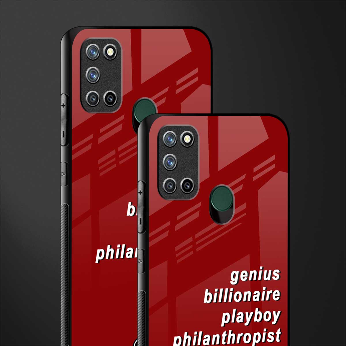 genius billionaire playboy philantrophist glass case for realme 7i image-2