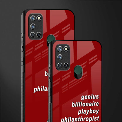 genius billionaire playboy philantrophist glass case for realme 7i image-2