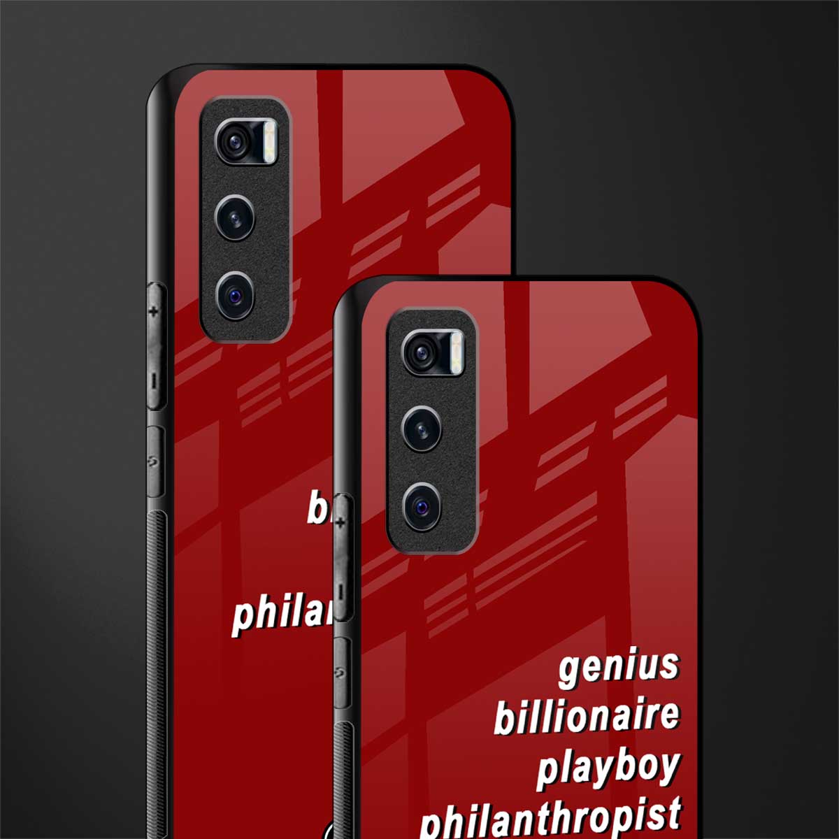 genius billionaire playboy philantrophist glass case for vivo v20 se image-2
