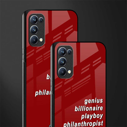 genius billionaire playboy philantrophist glass case for oppo reno 5 pro image-2
